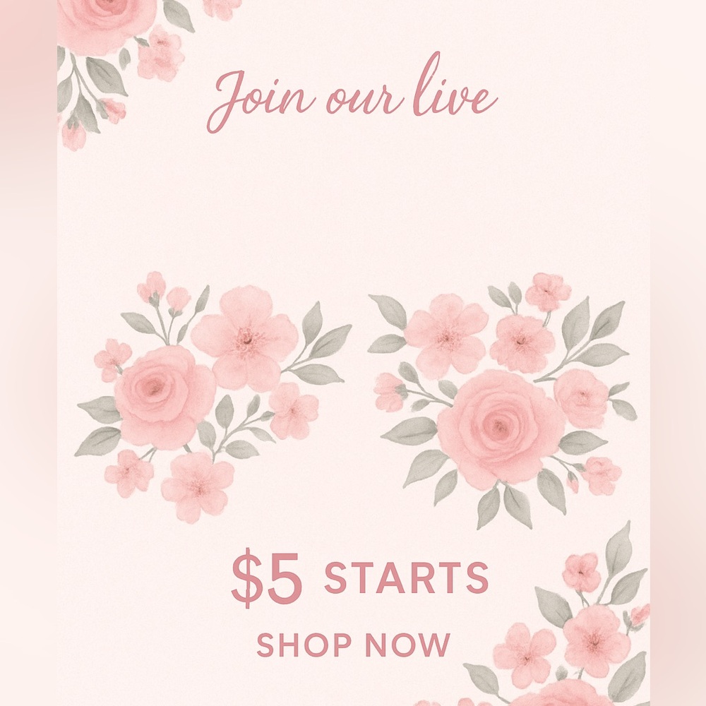 Join in $5 Starts ✨